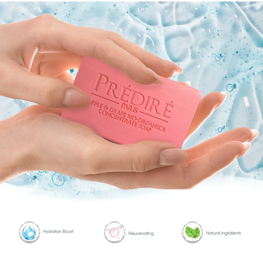 NIB $140 4pc Predire Paris Luxury Soap Collection Anti-Bacterial Soap - Picture 2 of 8
